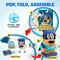 Cubles; Dog Man Set - Series 2 – Officially Licensed Multi-Character Buildable Paperboard Papercraft Set, No-Glue No-Scissors 3D Building Activity, Screen-Free STEM Craft for Kids Ages 6+, Made in USA; Category:Craft Activities; Image:5